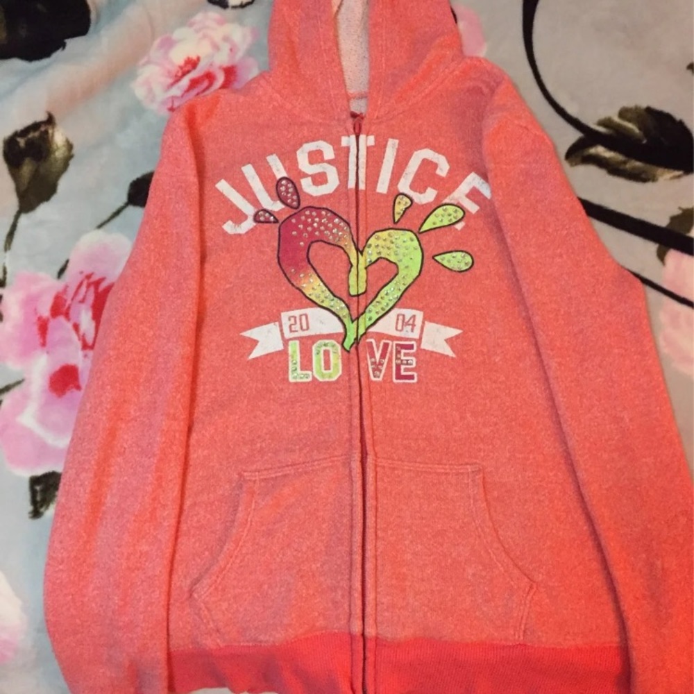 Light 🍊 Justice Hoodie Jacket
